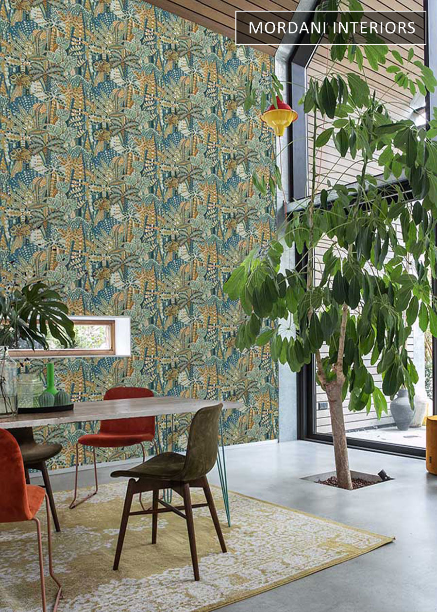Multi Pop Tropical Belgium Wallpaper